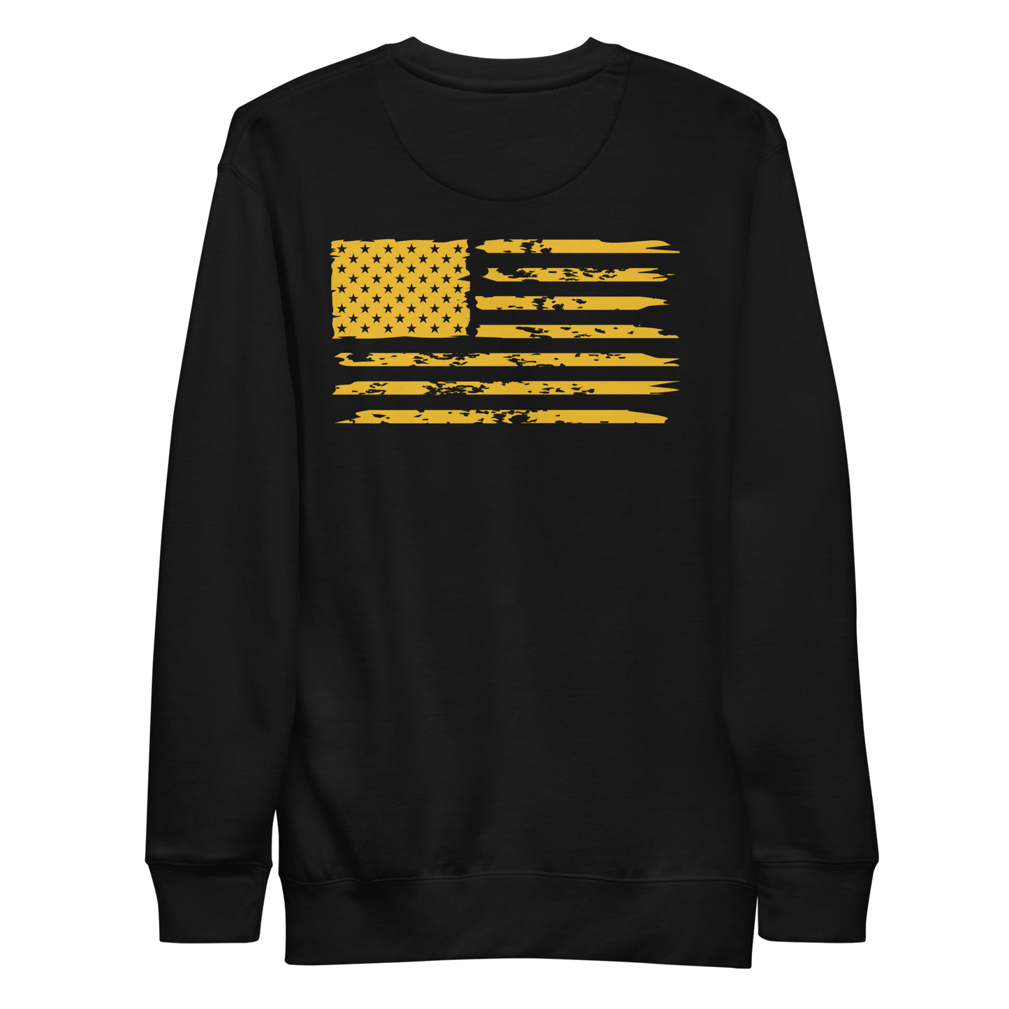 Warrior AF: Resting Vet Face Unisex Premium Sweatshirt (Gold Edition)