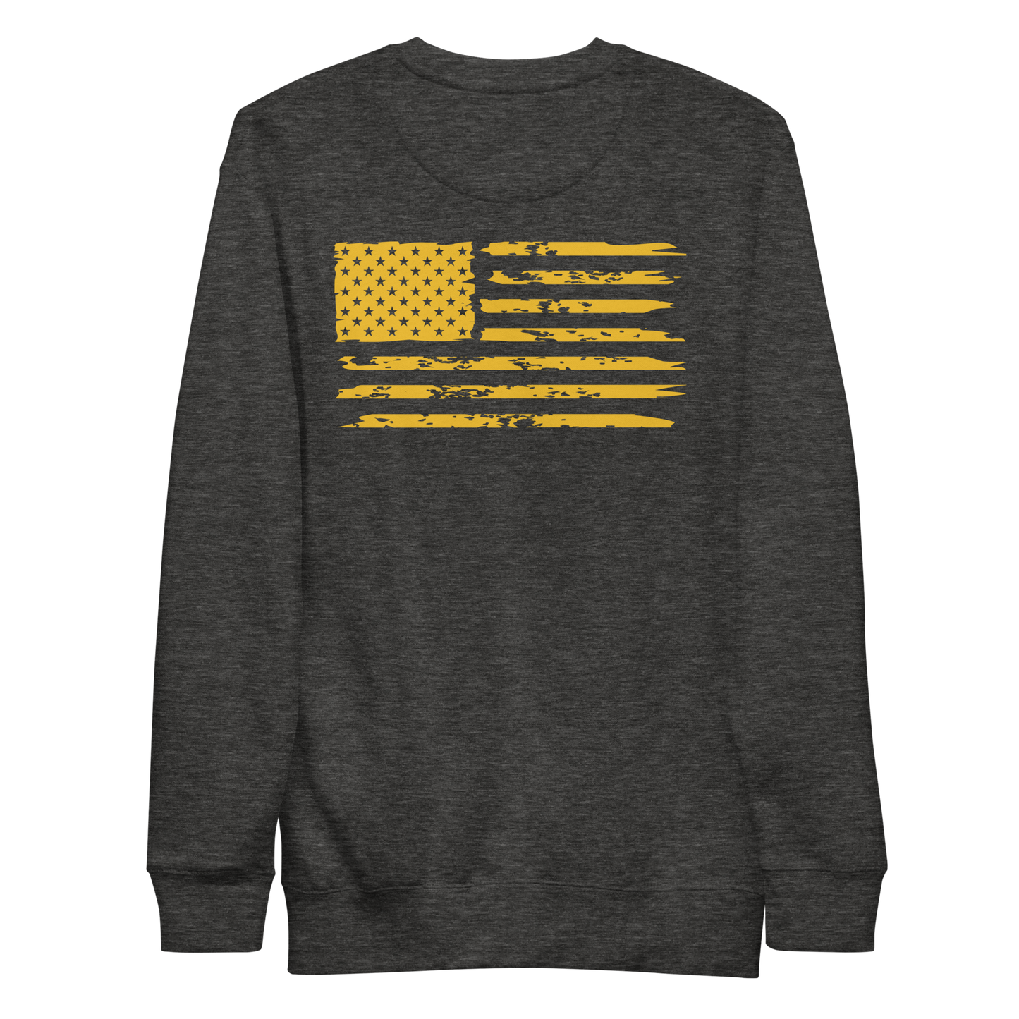 Warrior AF: Resting Vet Face Unisex Premium Sweatshirt (Gold Edition)