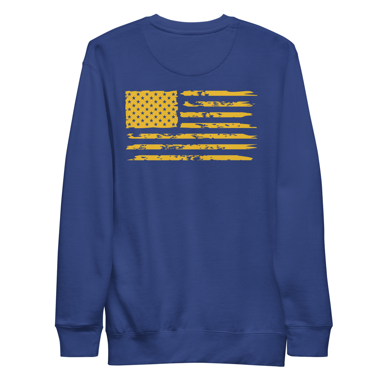 Warrior AF: Resting Vet Face Unisex Premium Sweatshirt (Gold Edition)